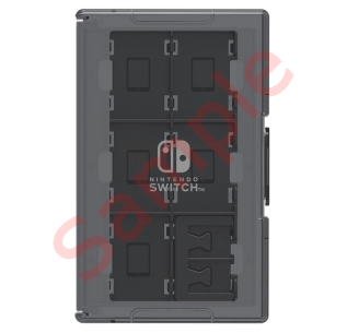 Кейс для зберігання ігрових карт Hori Game Card Case 24 for Nintendo Switch (873124006209) Black